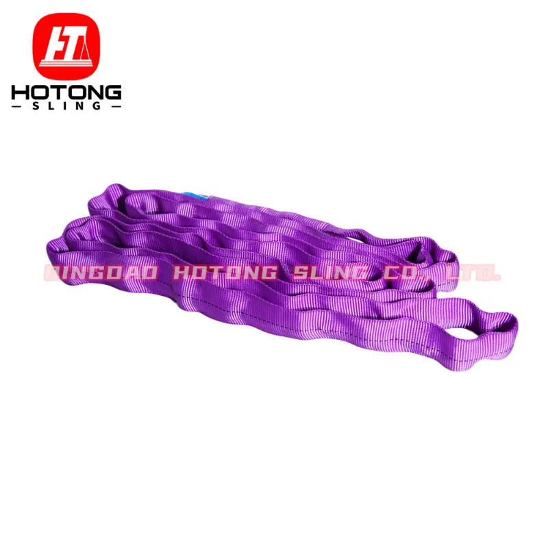 thumbnail image 2 of Everest 40mm X 8ft Purple Endless Round Sling – 2600LBS Vertical Lift Capacity 2 of 3