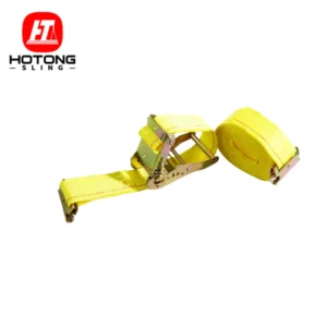 2” ratchet straps with spring e tracking fittings