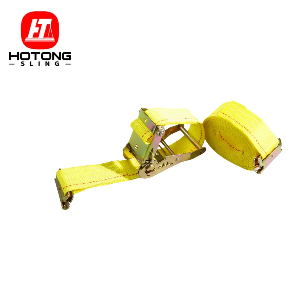 2” ratchet straps with spring e tracking fittings