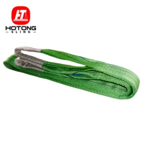 2 ton green textile webbing sling