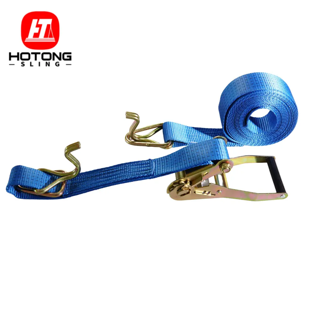 50mm 5t ratchet tie down strap with swan hook