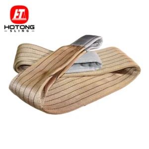 6 ton brown polyester webbing sling