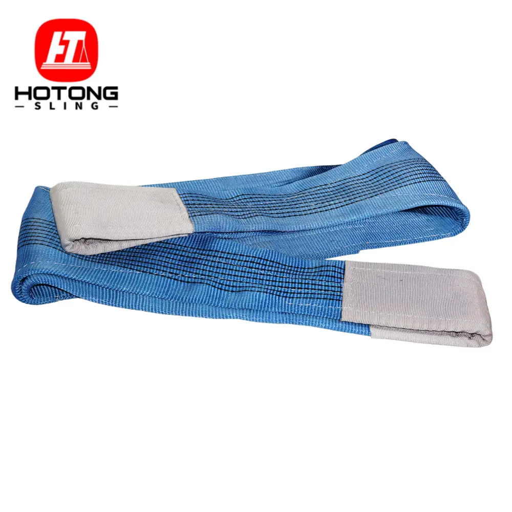 8 ton blue textile webbing sling