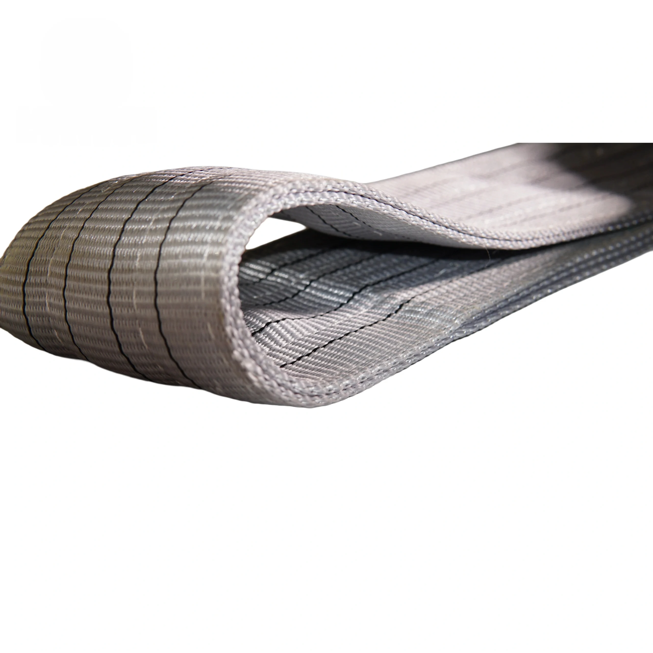 4” 12800 lbs flat lifting webbing sling with double reinforced eyes double ply asme/ansi b30.9