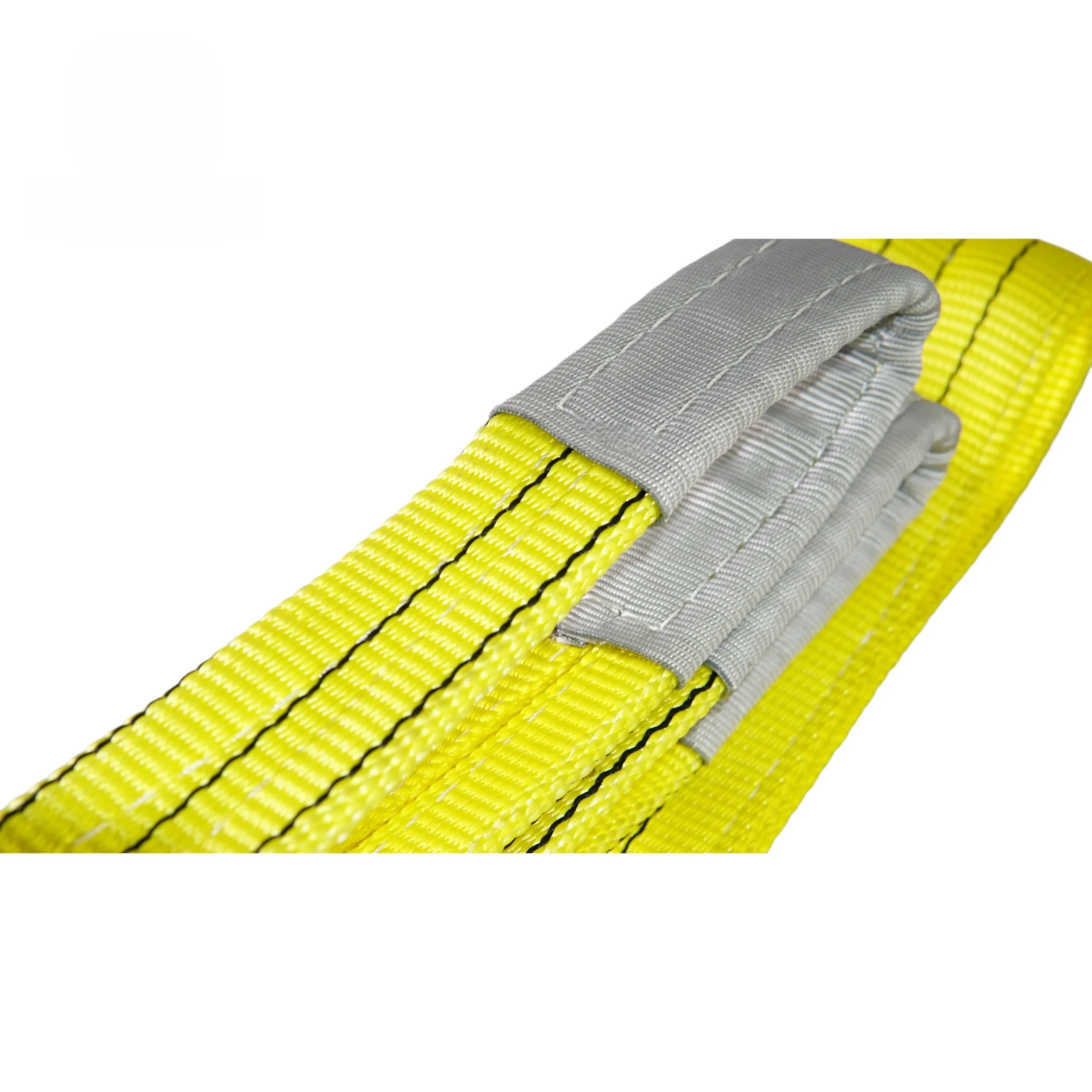 1” 3200 lbs flat lifting webbing sling with double reinforced eyes double ply asme/ansi b30.9