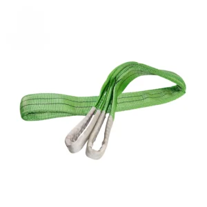 3” 9600 lbs flat lifting webbing sling with double reinforced eyes double ply asme/ansi b30.9