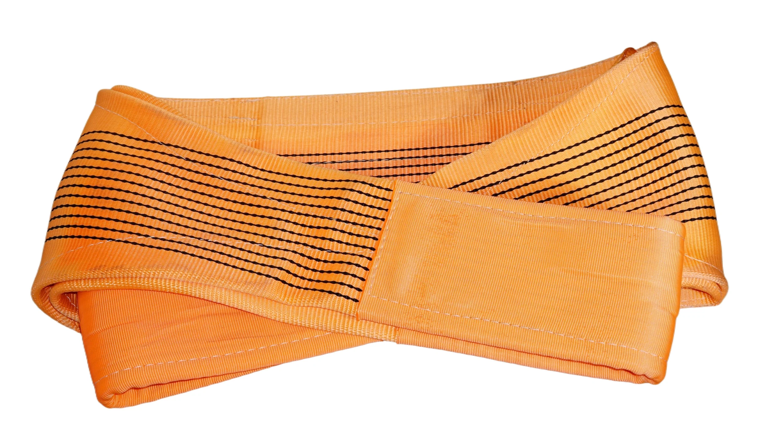 12 ton 300mm purple flat lifting webbing sling with double reinforced eyes double ply en 1492 1 sf 7:1
