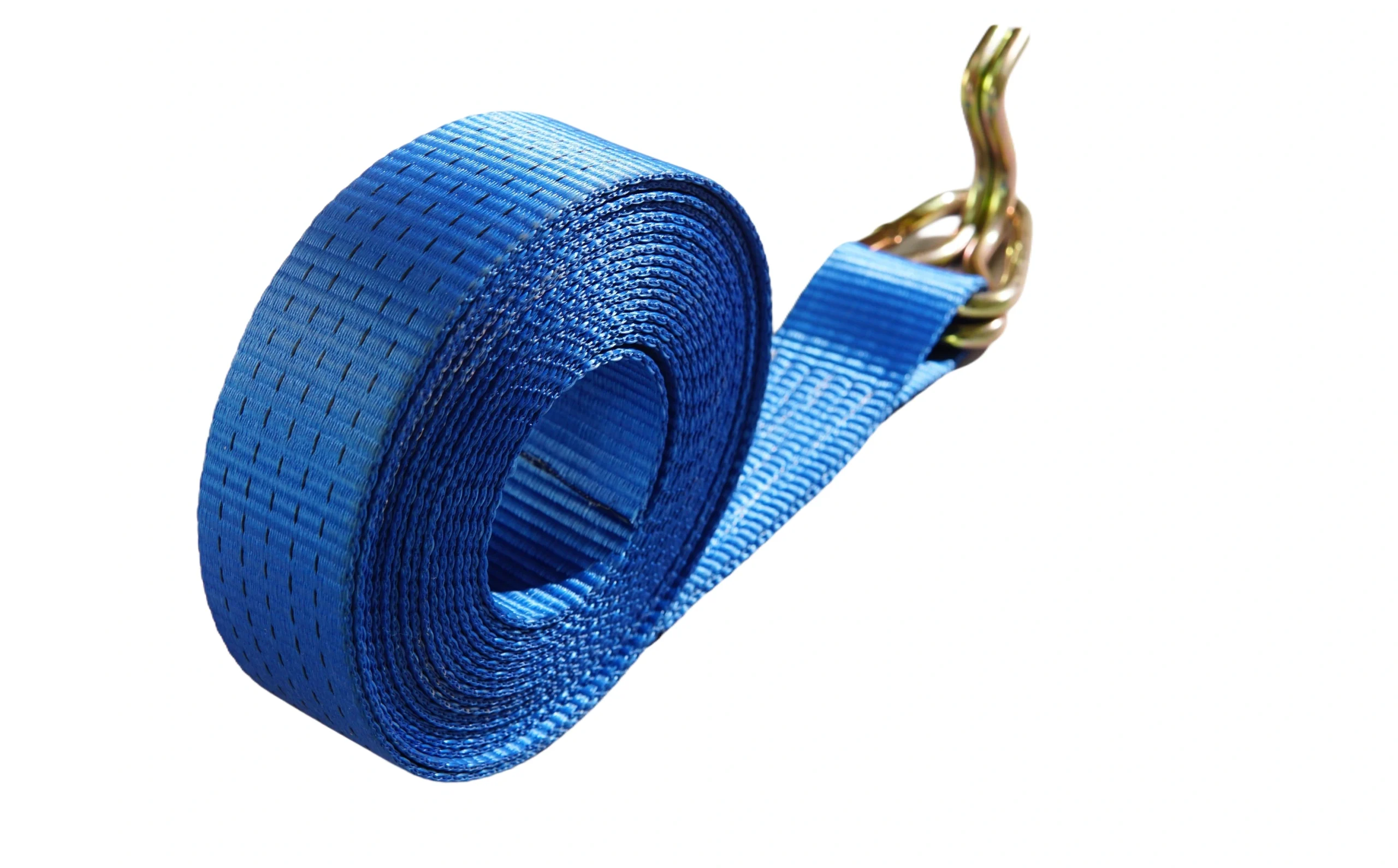 5t blue ratchet strap with wire hook