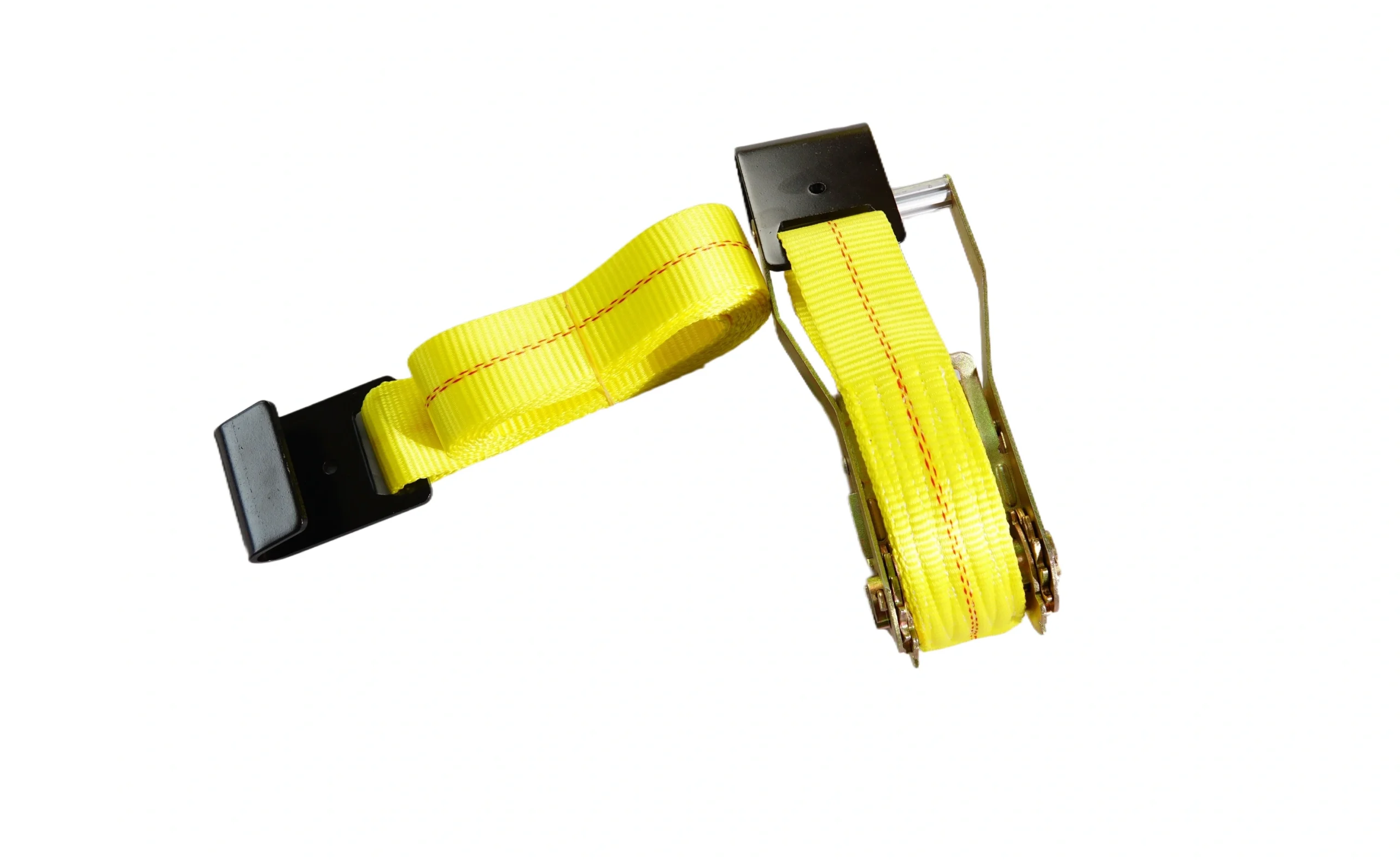 2 inch wide ratchet strap with flat hooks