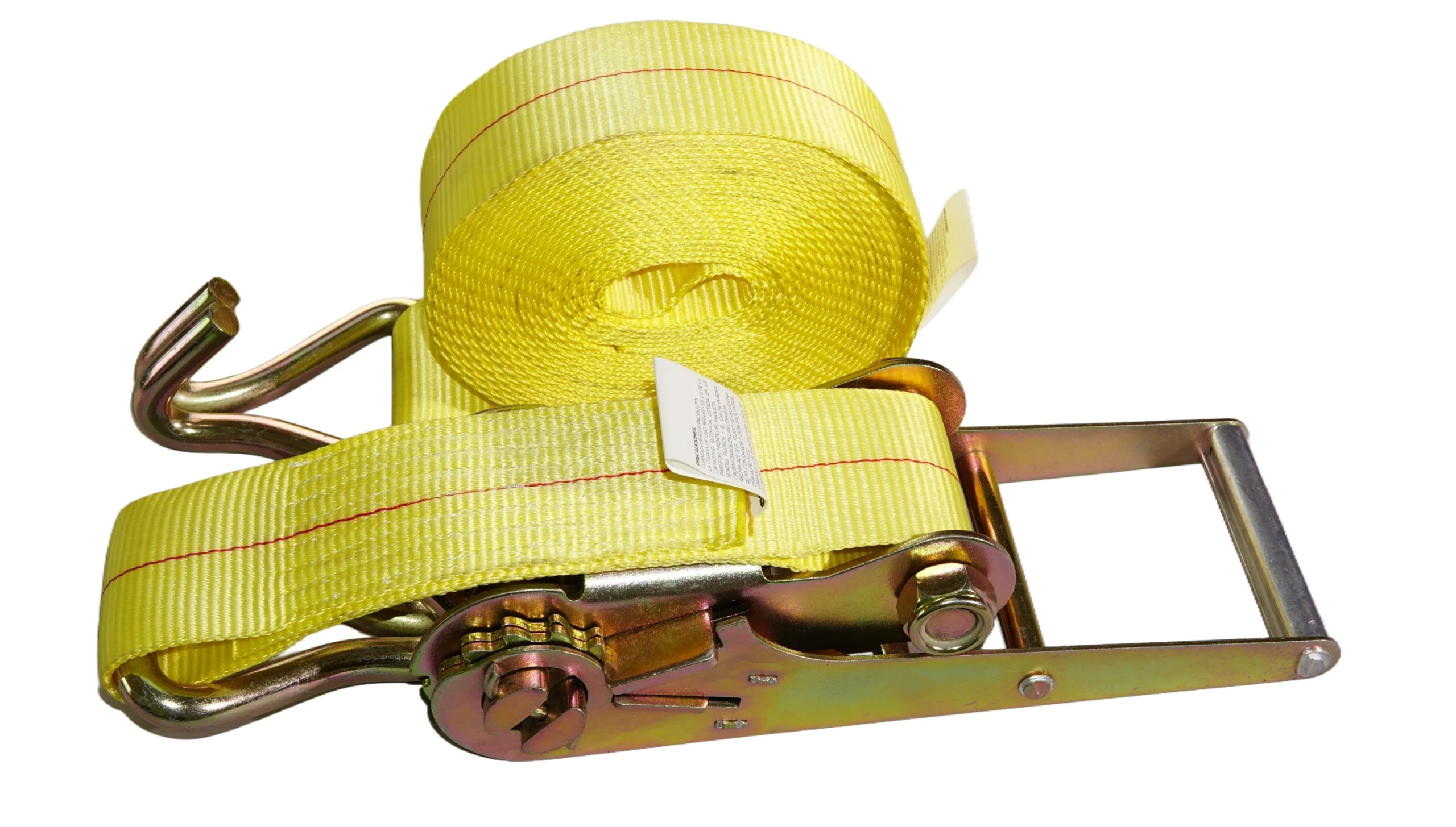 2 inch wide ratchet strap with wire hooks