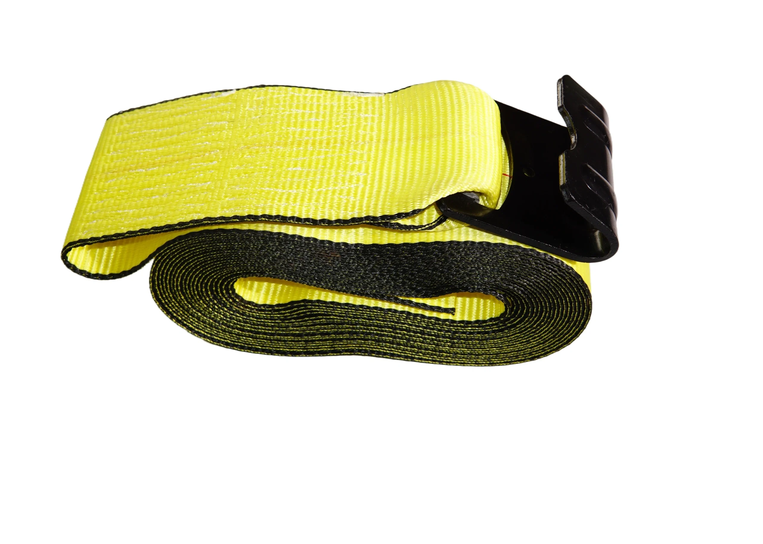 us type heavy duty winch strap with flat hook