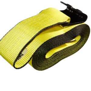 us type heavy duty winch strap with flat hook