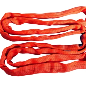 5 ton redround soft lifting sling with two eyes and protective sleeves en 1492 2 sf 7:1