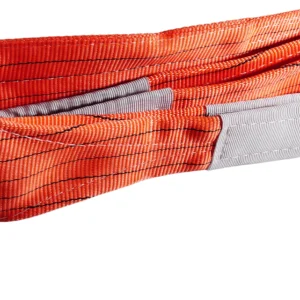 5 ton 150mm red flat lifting webbing sling with double reinforced eyes double ply as1353 sf 8:1