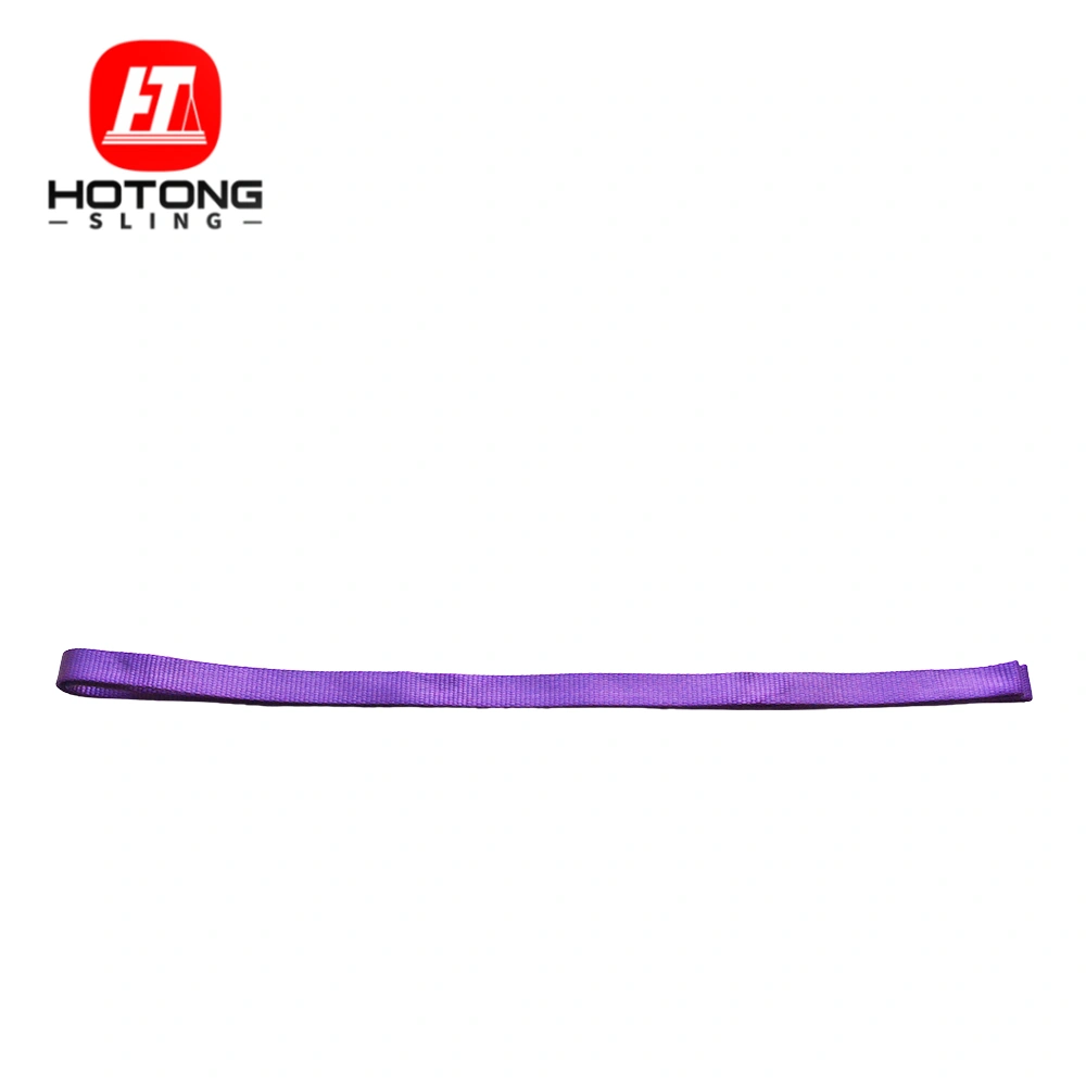 1 ton 30mm purple flat endless lifting webbing sling en 1492 1 sf 7:1