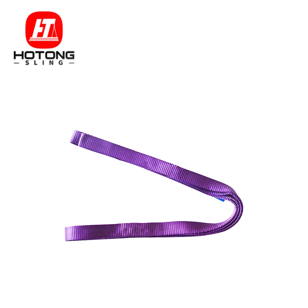 1 ton 30mm purple flat endless lifting webbing sling en 1492 1 sf 7:1