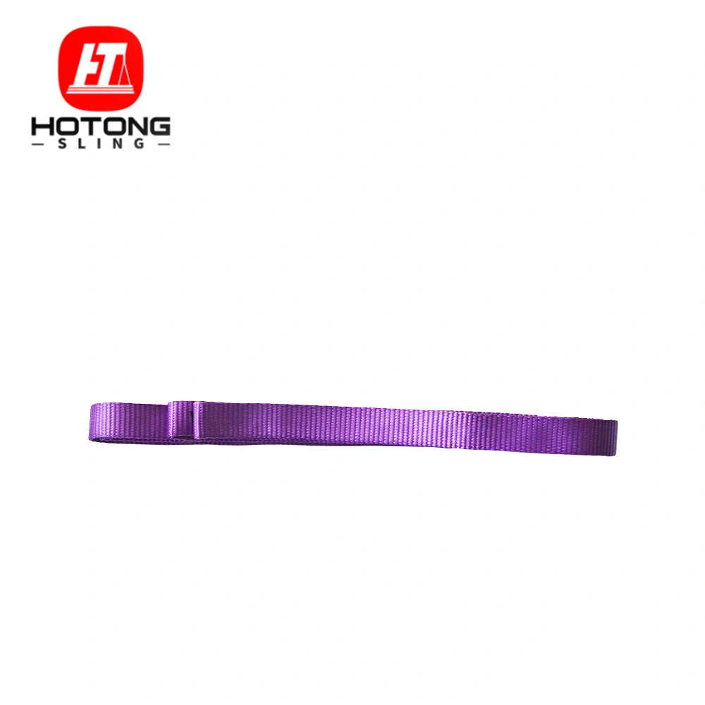1 ton 30mm purple flat endless lifting webbing sling en 1492 1 sf 7:1