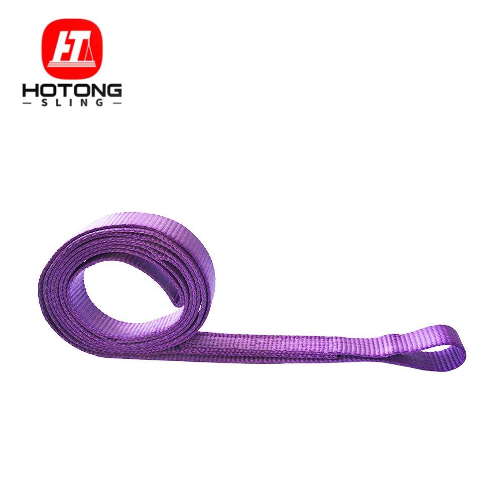 1 ton 30mm purple flat endless lifting webbing sling en 1492 1 sf 7:1
